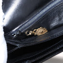 GUCCI Shoulder Bag Leather Black Gold Auth ep11734-21