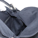 FENDI Mamma Baguette Shoulder Bag Nylon Black Silver Auth ep11735-22