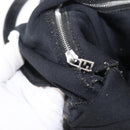 FENDI Mamma Baguette Shoulder Bag Nylon Black Silver Auth ep11735-23