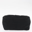 FENDI Mamma Baguette Shoulder Bag Nylon Black Silver Auth ep11735-5