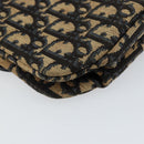 Christian Dior Trotter Canvas Shoulder Bag Navy Auth ep11736-16
