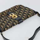 Christian Dior Trotter Canvas Shoulder Bag Navy Auth ep11736-6