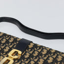 Christian Dior Trotter Canvas Shoulder Bag Navy Auth ep11736-8