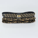 Christian Dior Trotter Canvas Shoulder Bag Navy Auth ep11736-5