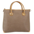 GUCCI Micro GG Supreme Hand Bag PVC Beige Gold 02 39 4947 Auth ep11737-1