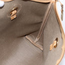 GUCCI Micro GG Supreme Hand Bag PVC Beige Gold 02 39 4947 Auth ep11737-18