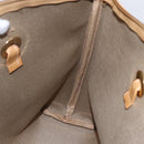 GUCCI Micro GG Supreme Hand Bag PVC Beige Gold 02 39 4947 Auth ep11737-19