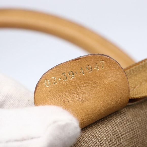 GUCCI Micro GG Supreme Hand Bag PVC Beige Gold 02 39 4947 Auth ep11737