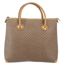 GUCCI Micro GG Supreme Hand Bag PVC Beige Gold 02 39 4947 Auth ep11737-13