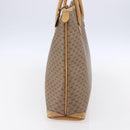 GUCCI Micro GG Supreme Hand Bag PVC Beige Gold 02 39 4947 Auth ep11737-3