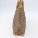 GUCCI Micro GG Supreme Hand Bag PVC Beige Gold 02 39 4947 Auth ep11737-4