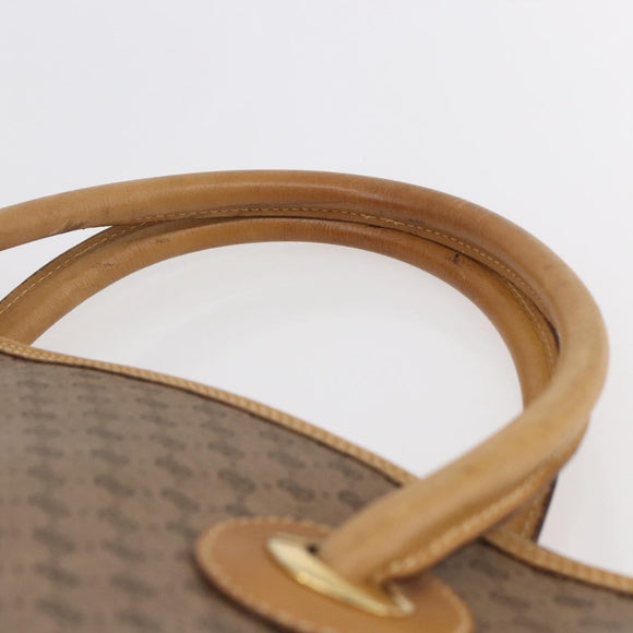 GUCCI Micro GG Supreme Hand Bag PVC Beige Gold 02 39 4947 Auth ep11737