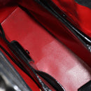 GUCCI Hand Bag Enamel Black Gold Auth ep11740-16