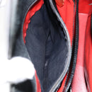 GUCCI Hand Bag Enamel Black Gold Auth ep11740-21