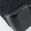 PRADA Tote Bag Wool Gray Auth ep11742-16