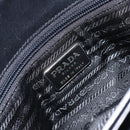 PRADA Tote Bag Wool Gray Auth ep11742-17