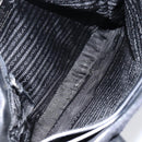 PRADA Tote Bag Wool Gray Auth ep11742-10