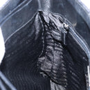 PRADA Tote Bag Wool Gray Auth ep11742-19