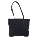 PRADA Tote Bag Wool Gray Auth ep11742-2