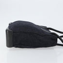 PRADA Tote Bag Wool Gray Auth ep11742-3