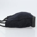 PRADA Tote Bag Wool Gray Auth ep11742-4