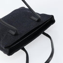 PRADA Tote Bag Wool Gray Auth ep11742-6