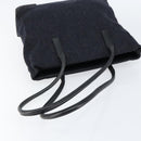 PRADA Tote Bag Wool Gray Auth ep11742-7