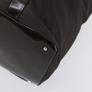 GUCCI Bamboo Hand Bag Nylon 2way Brown Silver 002 3754 0412 Auth ep11746-10