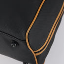 SAINT LAURENT Cassandra Boston Bag PVC Black Brown gold Auth ep11750-9