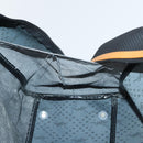 SAINT LAURENT Cassandra Boston Bag PVC Black Brown gold Auth ep11750-18