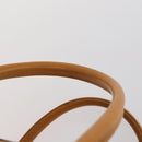 SAINT LAURENT Cassandra Boston Bag PVC Black Brown gold Auth ep11750-8