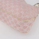 GUCCI GG Canvas Tote Bag Pink Gold 121023 Auth ep11753-15