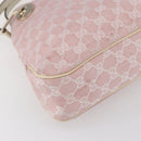 GUCCI GG Canvas Tote Bag Pink Gold 121023 Auth ep11753-16