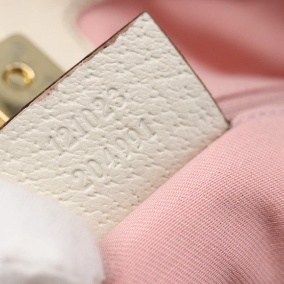 GUCCI GG Canvas Tote Bag Pink Gold 121023 Auth ep11753