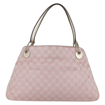 GUCCI GG Canvas Tote Bag Pink Gold 121023 Auth ep11753 - 0