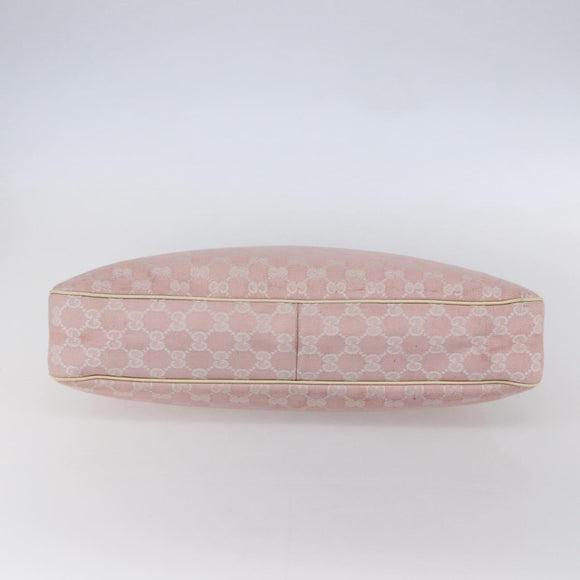 GUCCI GG Canvas Tote Bag Pink Gold 121023 Auth ep11753