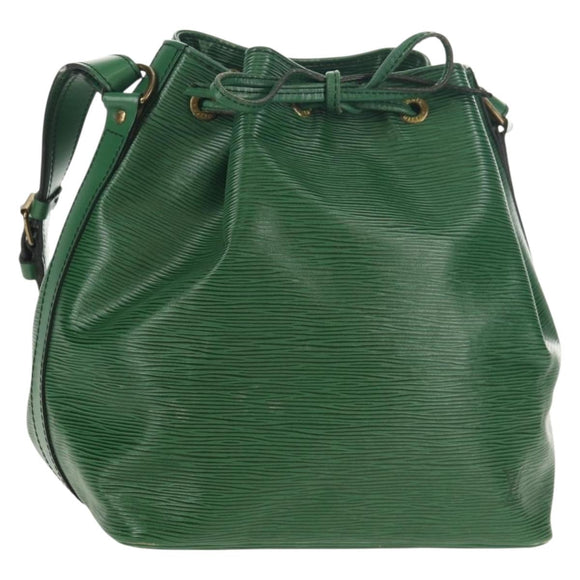 LOUIS VUITTON Epi Petit Noe Shoulder Bag Green M44104 LV Auth ep11754