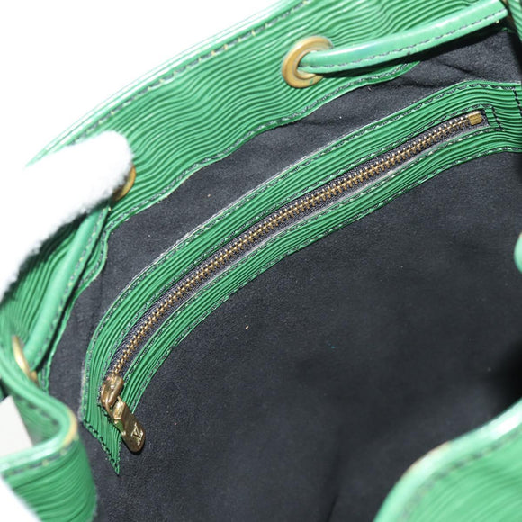 LOUIS VUITTON Epi Petit Noe Shoulder Bag Green M44104 LV Auth ep11754
