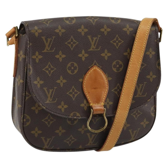 LOUIS VUITTON Monogram Saint Cloud GM Shoulder Bag M51242 LV Auth ep11756