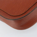 LOUIS VUITTON Epi Saint Cloud GM Shoulder Bag Brown M52193 LV Auth ep11757-17
