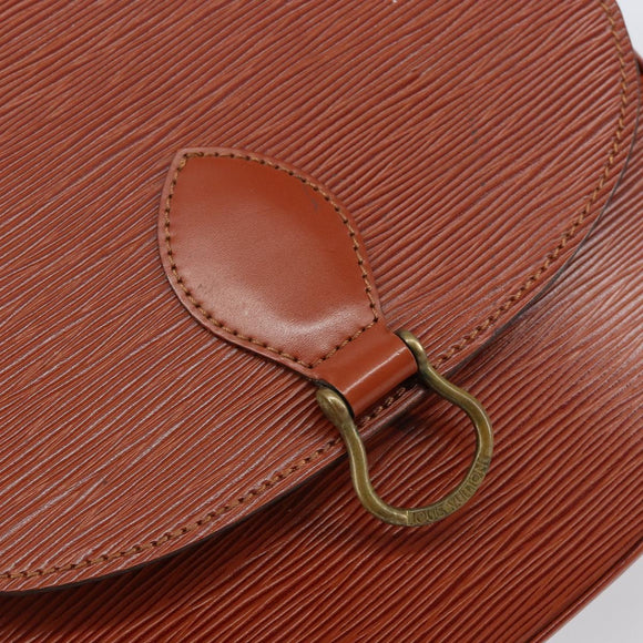 LOUIS VUITTON Epi Saint Cloud GM Shoulder Bag Brown M52193 LV Auth ep11757