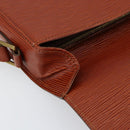 LOUIS VUITTON Epi Saint Cloud GM Shoulder Bag Brown M52193 LV Auth ep11757-20