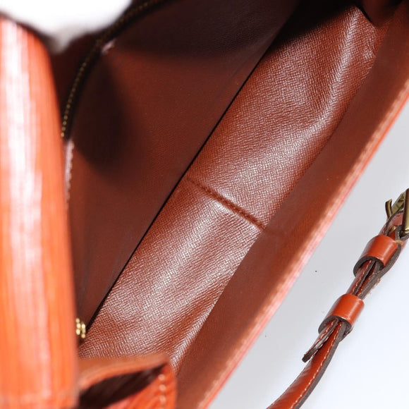 LOUIS VUITTON Epi Saint Cloud GM Shoulder Bag Brown M52193 LV Auth ep11757