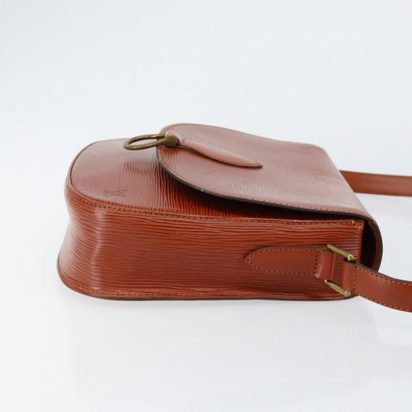 LOUIS VUITTON Epi Saint Cloud GM Shoulder Bag Brown M52193 LV Auth ep11757