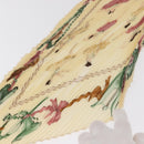 HERMES Pleated Carre 90 Scarf ""LA DANSE"" Silk Cream Auth ep11758-3