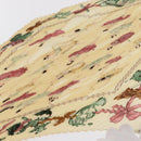 HERMES Pleated Carre 90 Scarf ""LA DANSE"" Silk Cream Auth ep11758-5