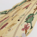 HERMES Pleated Carre 90 Scarf ""LA DANSE"" Silk Cream Auth ep11758-6