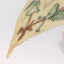 HERMES Pleated Carre 90 Scarf ""LA DANSE"" Silk Cream Auth ep11758-8