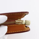 LOUIS VUITTON Epi Pochette Homme Bag Brown Zipangu Gold M52528 Auth ep11759-8