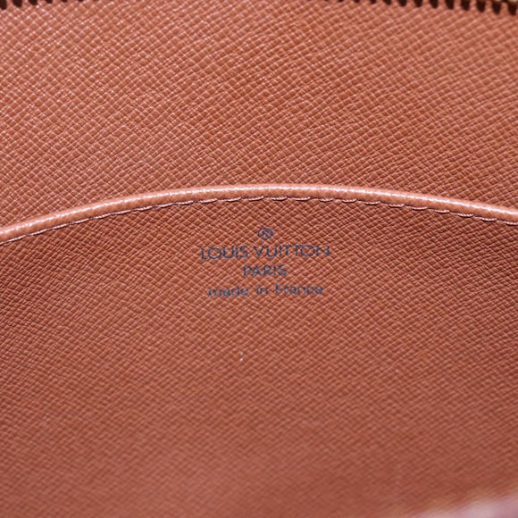 LOUIS VUITTON Epi Pochette Homme Bag Brown Zipangu Gold M52528 Auth ep11759